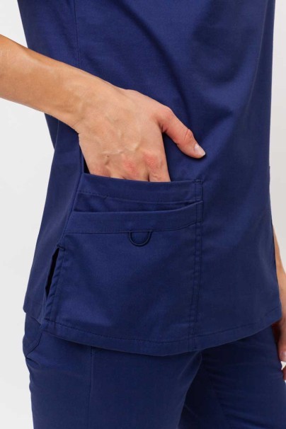 Women's Uniforms World Alyssa scrub top navy-5