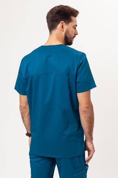 Men's Cherokee Revolution V-neck scrub top caribbean blue-1