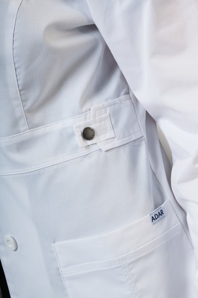 Women’s Adar Uniforms Short Tab-Waist lab coat (elastic)-4