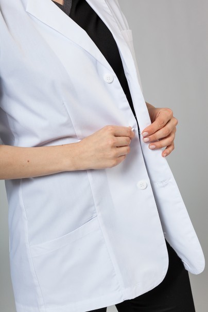 Women’s Adar Uniforms Short Sleeve Consultation lab coat-4