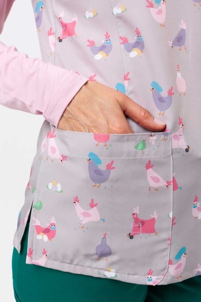 Women’s Maevn Prints scrub top Hot Chicks-5