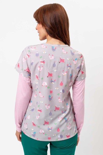 Women’s Maevn Prints scrub top Hot Chicks-2