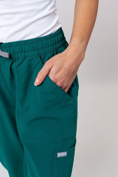 Women’s Maevn Momentum 6-pocket scrub trousers hunter green-4