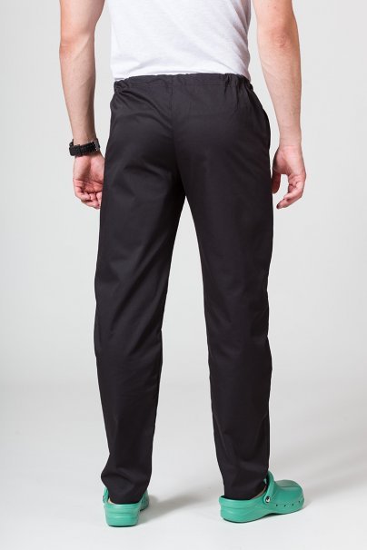 Men’s Sunrise Uniforms Basic Classic scrubs set (Standard top, Regular trousers) black-7