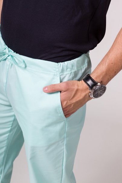 Men's Sunrise Uniforms Basic Regular scrub trousers mint-2