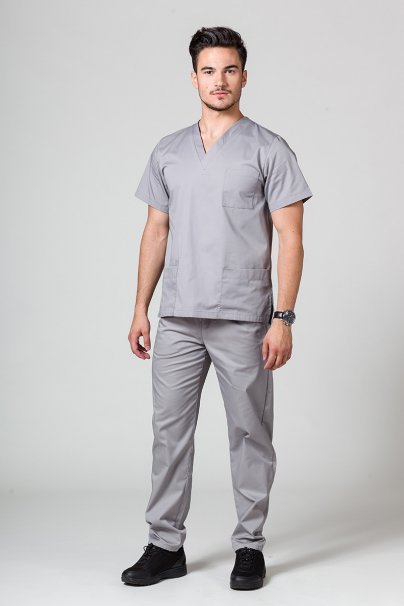 Men's Sunrise Uniforms Basic Regular scrub trousers pewter-3