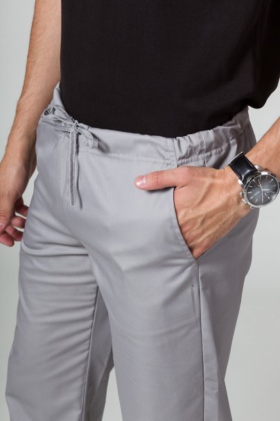 Men’s Sunrise Uniforms Basic Classic scrubs set (Standard top, Regular trousers) pewter-8