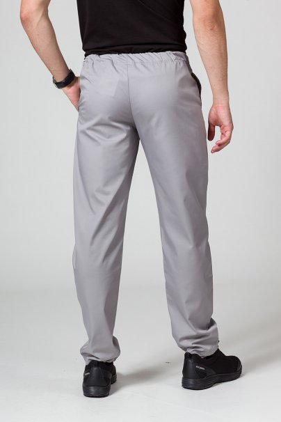 Men’s Sunrise Uniforms Basic Classic scrubs set (Standard top, Regular trousers) pewter-7
