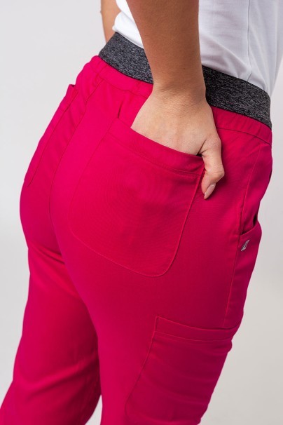 Women's Maevn Matrix Semi-jogger scrub trousers cherries jubilee-4