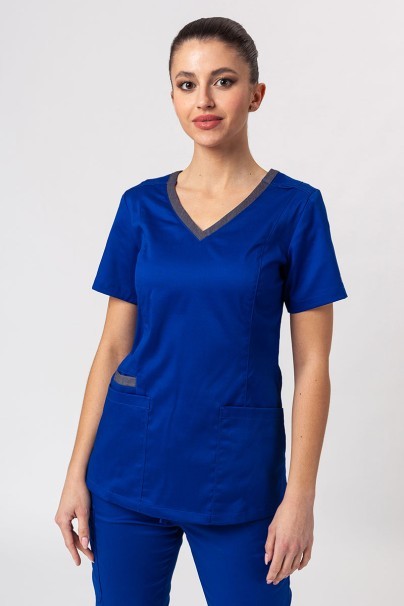 Women's Maevn Matrix Contrast scrubs set galaxy blue-2