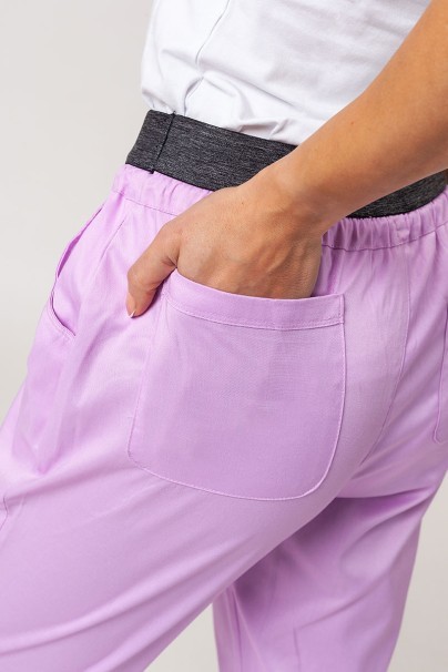 Women's Maevn Matrix Semi-jogger scrub trousers lavender-4