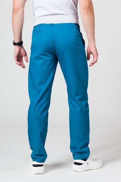 Men’s Sunrise Uniforms Basic Classic scrubs set (Standard top, Regular trousers) caribbean blue-7