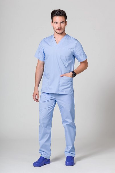 Men's Sunrise Uniforms Basic Regular scrub trousers ceil blue-3