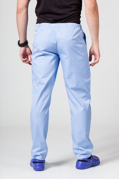 Men’s Sunrise Uniforms Basic Classic scrubs set (Standard top, Regular trousers) ceil blue-7