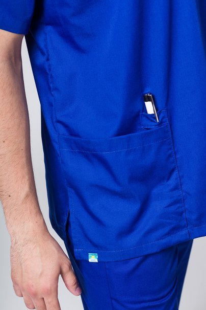Men’s Sunrise Uniforms Basic Classic scrubs set (Standard top, Regular trousers) galaxy blue-6