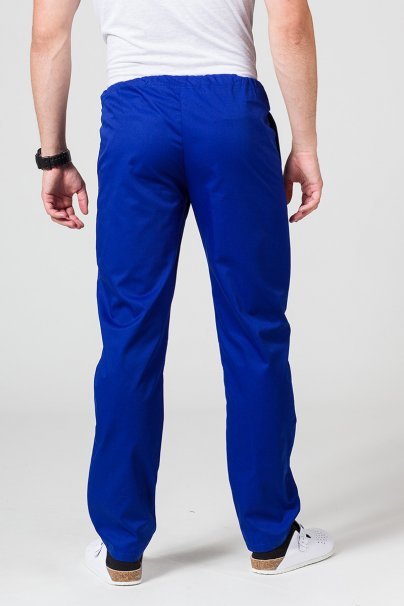 Men’s Sunrise Uniforms Basic Classic scrubs set (Standard top, Regular trousers) galaxy blue-8