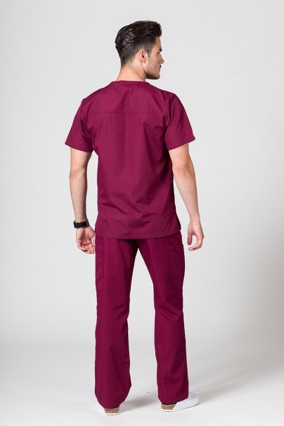 Men's Maevn Red Panda scrubs set wine-2