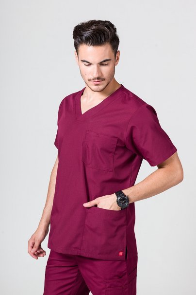 Men's Maevn Red Panda scrubs set wine-2