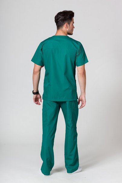 Men's Maevn Red Panda scrubs set hunter green-2