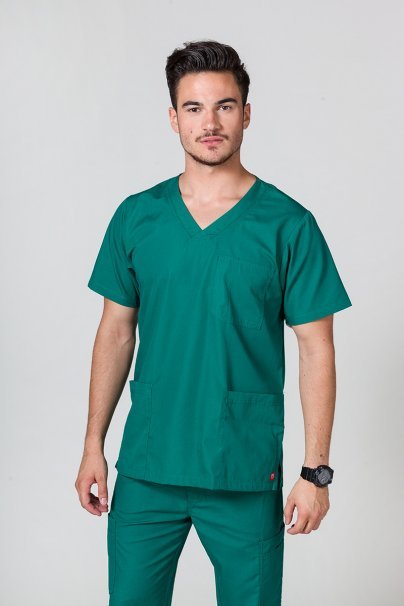 Men's Maevn Red Panda scrubs set hunter green-2