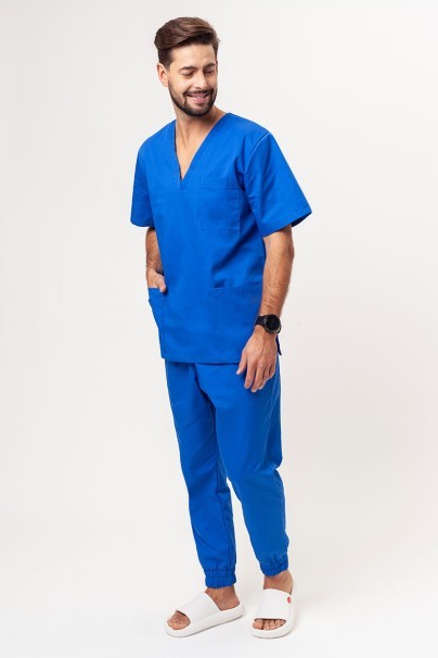 Men's Sunrise Uniforms Basic Standard FRESH scrub top royal blue-5