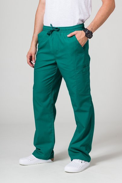 Men's Maevn Red Panda scrubs set hunter green-5