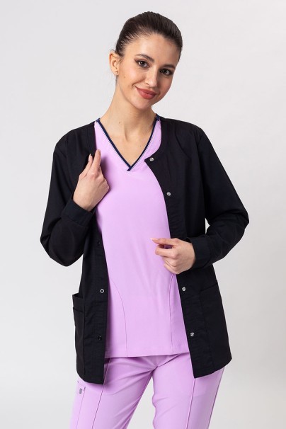 Women’s Maevn Red Panda Warm-up scrub top black-2