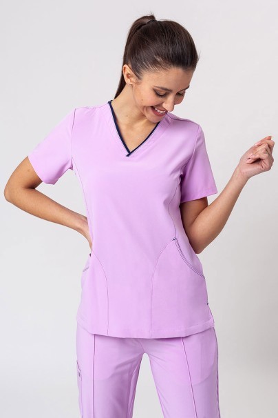 Women's Maevn Matrix Impulse Stylish scrubs set lavender-2