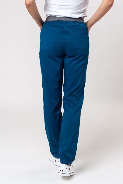 Women's Maevn Matrix Semi-jogger scrub trousers caribbean blue-2