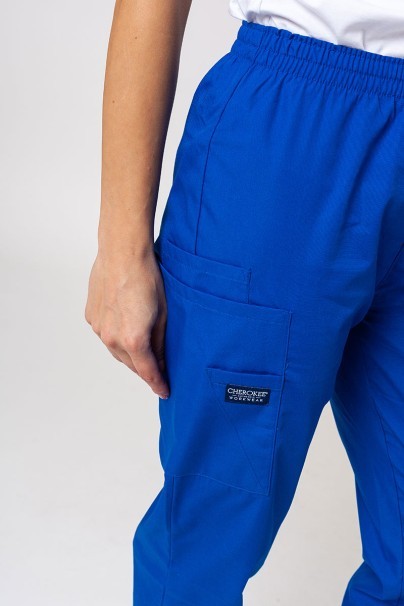 Women’s Cherokee Originals Natural Rise scrub trousers royal blue-2