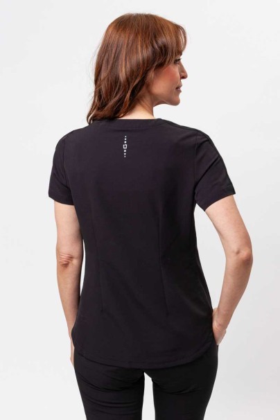 Women's Healing Hands Skyler scrub top black-2