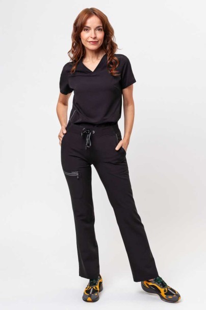 Women's Healing Hands Nisha scrub trousers black-2