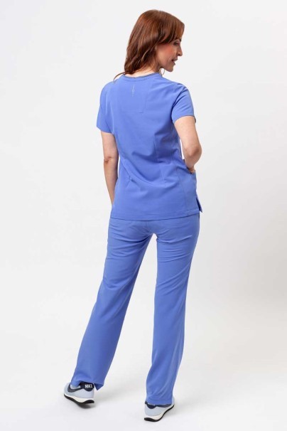 Women's Healing Hands Sonia scrub top ceil blue-10