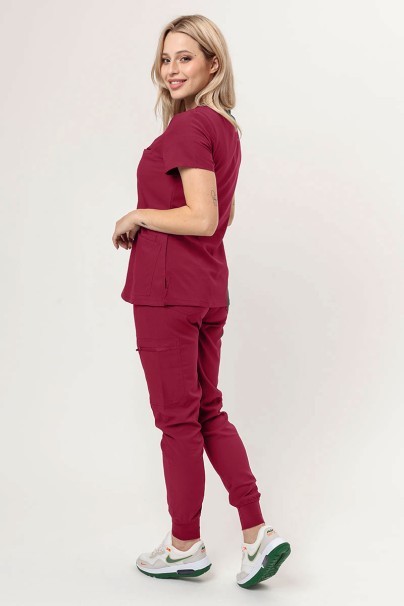 Women's Uniforms World 109PSX Ava jogger scrub trousers burgundy-8