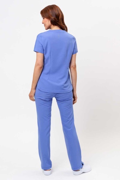 Women's Healing Hands Skyler scrub top ciel blue-12