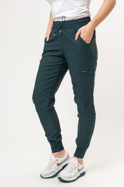Women's Uniforms World 109PSX Shelly Jogger (Ava trousers) scrubs set bottle green-7