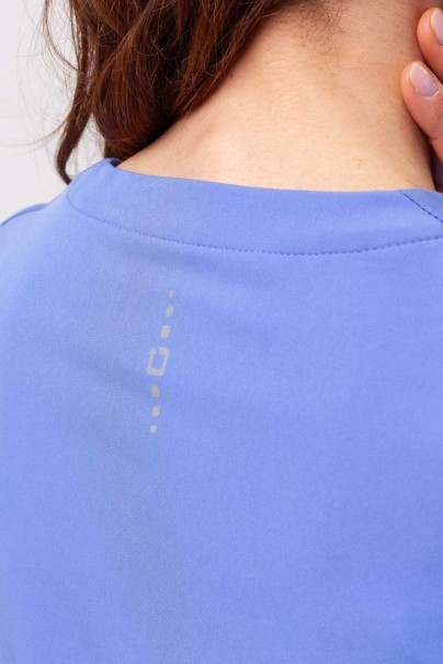 Women's Healing Hands Skyler scrub top ciel blue-10