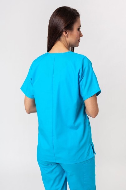 Women’s Cherokee Originals V-Neck scrub top turquoise-2