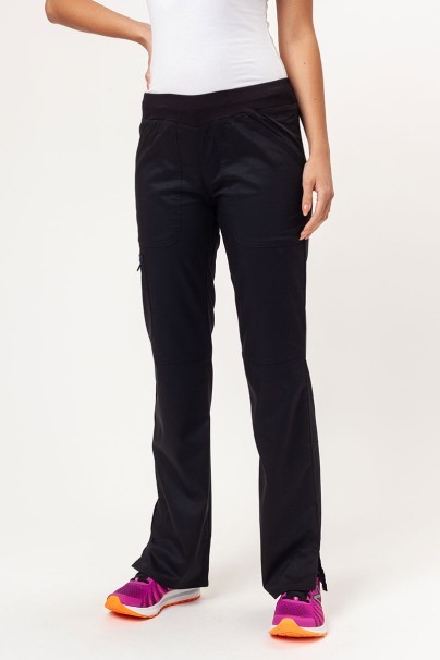Women's Cherokee Revolution (Mock top, Straight trousers) scrubs set black-8