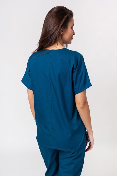 Women’s Cherokee Originals V-Neck scrub top caribbean blue-2