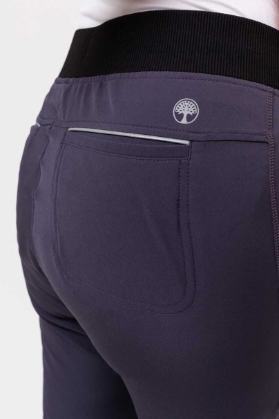 Women's Healing Hands Nisha scrub trousers pewter-5