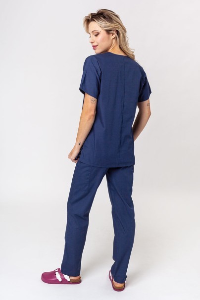 Women's Cherokee Originals scrubs set (V-neck top, N.Rise trousers) navy-2
