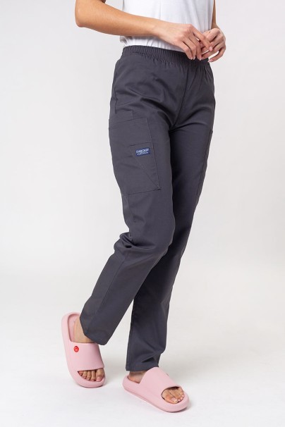 Women's Cherokee Originals scrubs set (V-neck top, N.Rise trousers) pewter-7