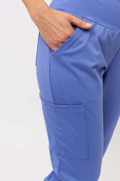 Women's Cherokee Achieve Jogger scrub trousers ceil blue-4