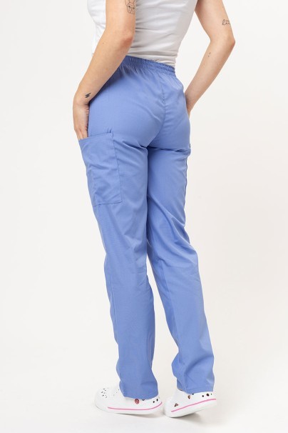 Women's Cherokee Originals (Mock top, N.Rise trousers) scrubs set ciel blue-9