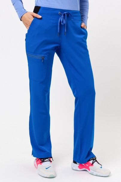 Women's Healing Hands scrubs set (Sonia top, Nisha trousers) royal blue-9