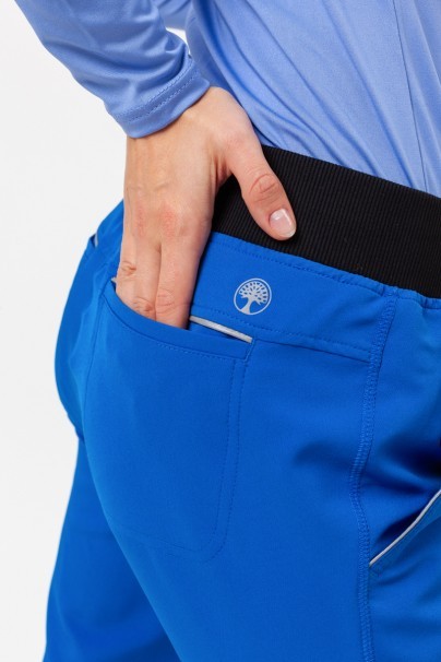 Women's Healing Hands Nisha scrub trousers royal blue-6