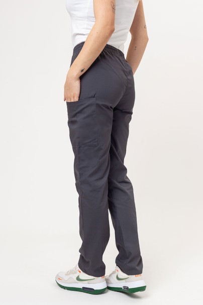 Women's Cherokee Originals (Mock top, N.Rise trousers) scrubs set pewter-9