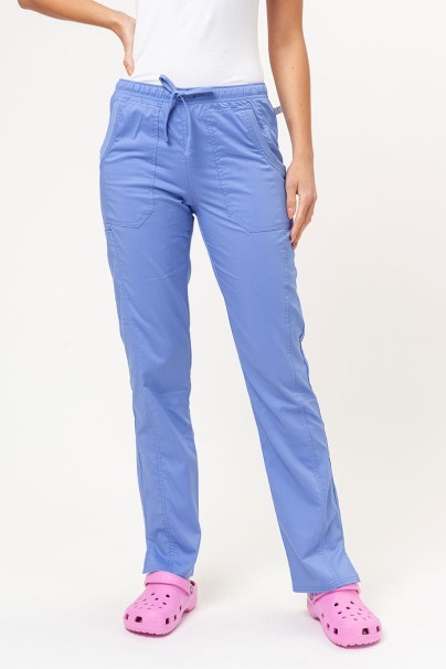 Women's Cherokee Revolution (V-neck top, Mid Rise trousers) scrubs set ciel blue-8