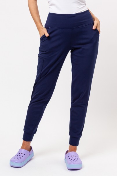 Women's Cherokee Achieve Jogger scrub trousers navy-3